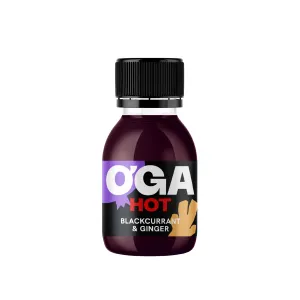 OGA hot shot Čierna ríbezľa - Zázvor 60ml