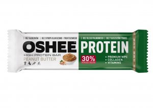 OSHEE Proteínová tyčinka arašidové maslo 45g