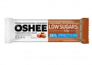 OSHEE Proteínová tyčinka slaný karamel 45g
