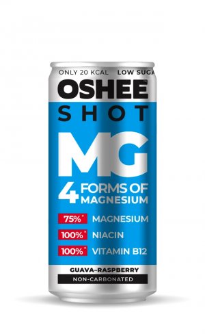 OSHEE Shot Magnézium guava - malina 200ml