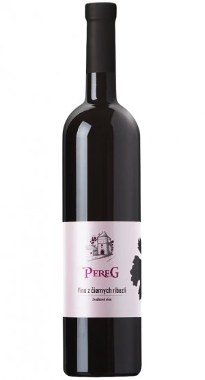 PEREG, víno z čiernych ríbezlí 0,75L