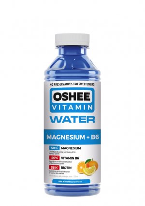 OSHEE Vitamínová voda magnézium + B6 555 ml - 12 ks balenie
