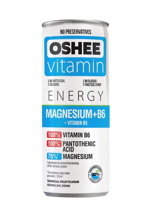 OSHEE Vitamin Energy magnézium 250 ml Cebra shop